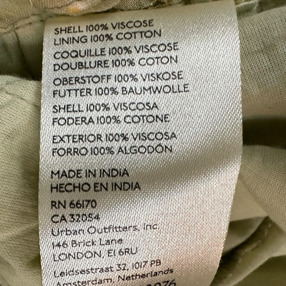 Free People Dainty Ethereal Cottage Prairie Tiered Wide Leg Pants Size Large NEW - Picture 14 of 15